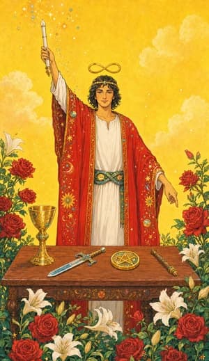 The Magician tarot card